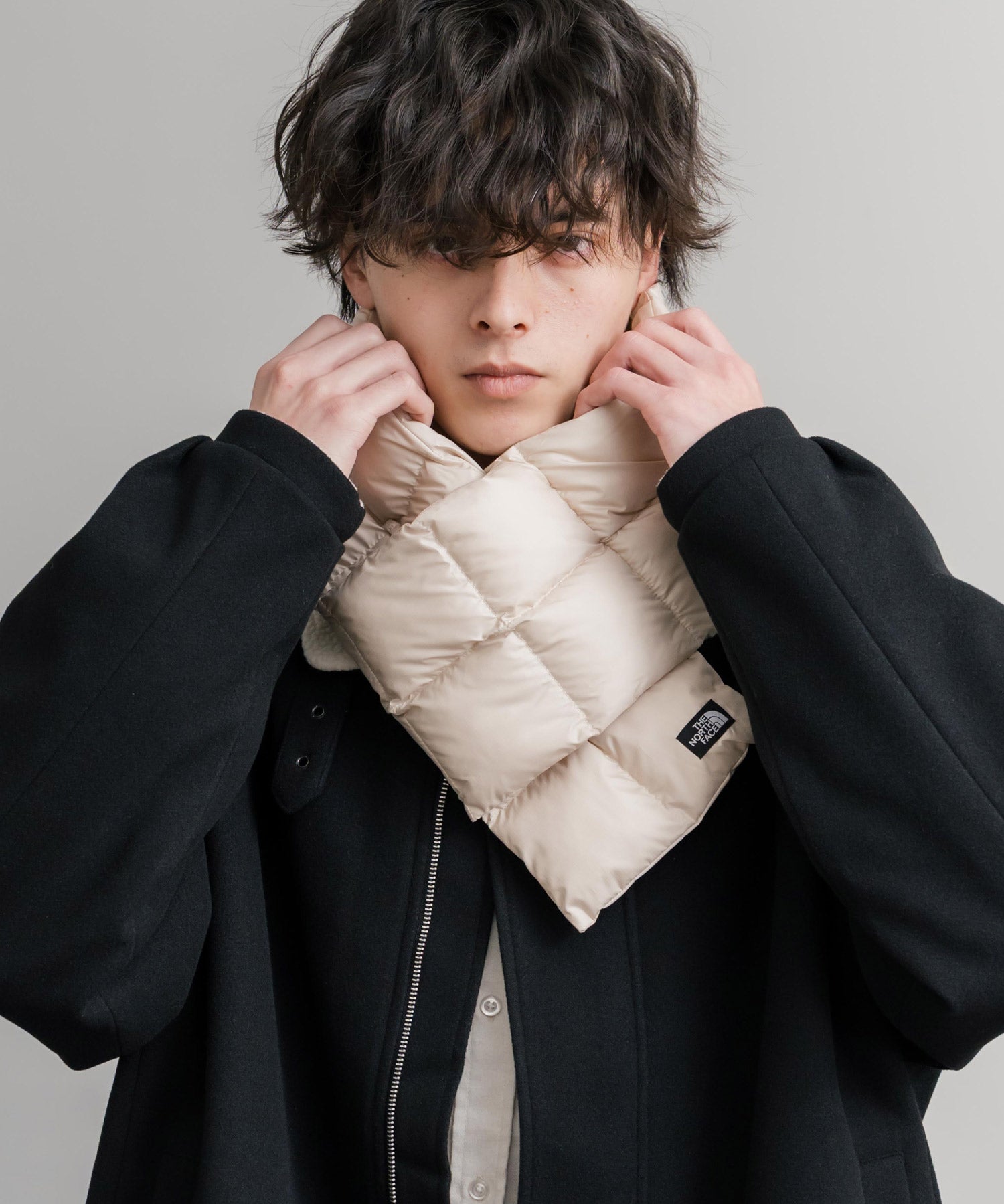 THE NORTH FACE ザ・ノースフェイス PACKABLE T-BALL MUFFLER /ワンポイントロゴパディングマフラー 15346