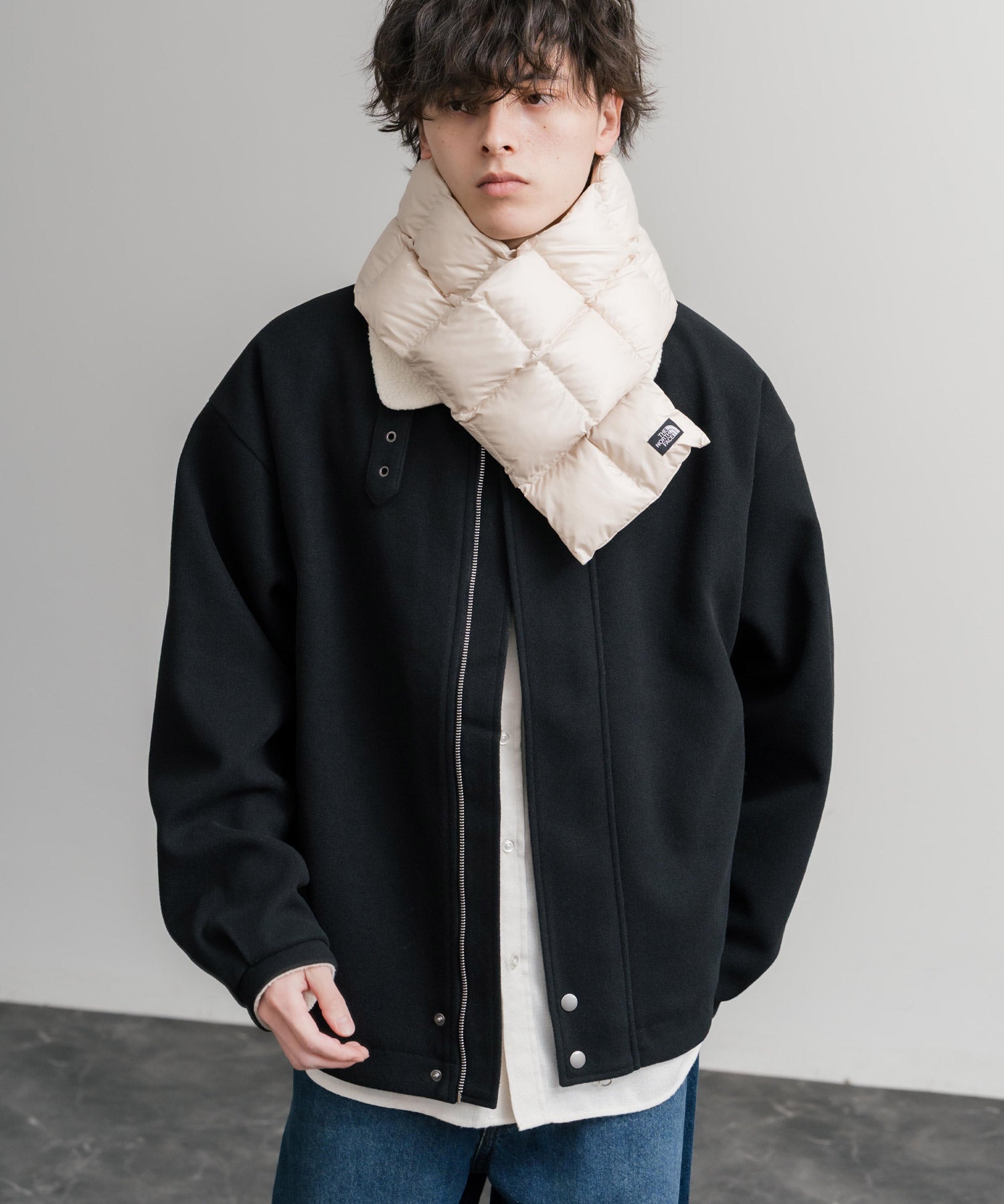 THE NORTH FACE ザ・ノースフェイス PACKABLE T-BALL MUFFLER /ワンポイントロゴパディングマフラー 15346