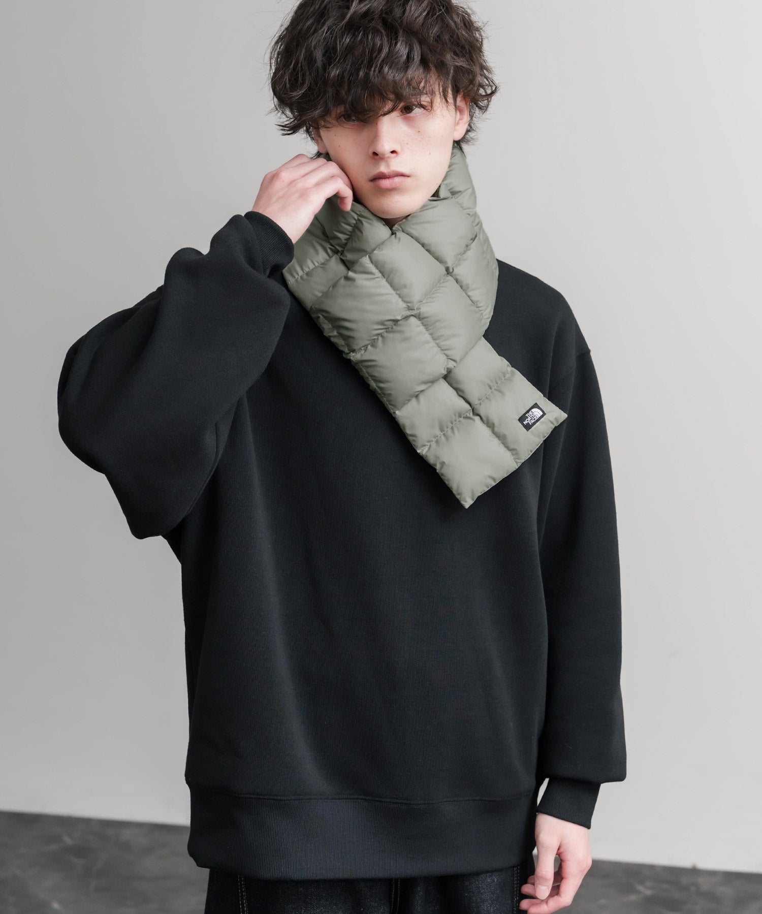 THE NORTH FACE ザ・ノースフェイス PACKABLE T-BALL MUFFLER /ワンポイントロゴパディングマフラー 15346