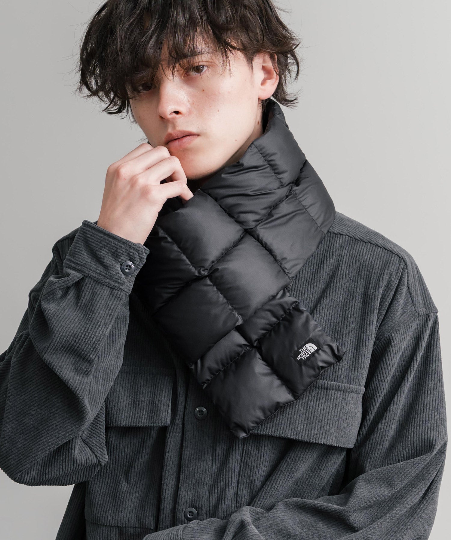 THE NORTH FACE ザ・ノースフェイス PACKABLE T-BALL MUFFLER /ワンポイントロゴパディングマフラー 15346