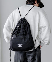 UMBRO 別注コラボ ドローコードワンポイントロゴナップサック 15350