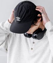 UMBRO 別注コラボ ワンポインロゴ刺繍ナイロンバンジーキャップ	15351
