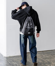 UMBRO 別注コラボ ワンポインロゴ刺繍ナイロンバンジーキャップ	15351