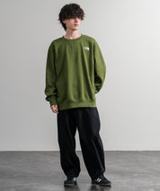 THE NORTH FACE ザ・ノースフェイス MEN S ESSENTIAL CREW 裏起毛ワンポイントロゴ刺繍長袖スウェット 15353
