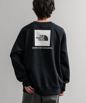 THE NORTH FACE ザ・ノースフェイス MEN S RAGLAN REDBOX CREW/バックプリントラグランクルーネック裏起毛トレーナー 15354