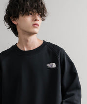 THE NORTH FACE ザ・ノースフェイス MEN S RAGLAN REDBOX CREW/バックプリントラグランクルーネック裏起毛トレーナー 15354