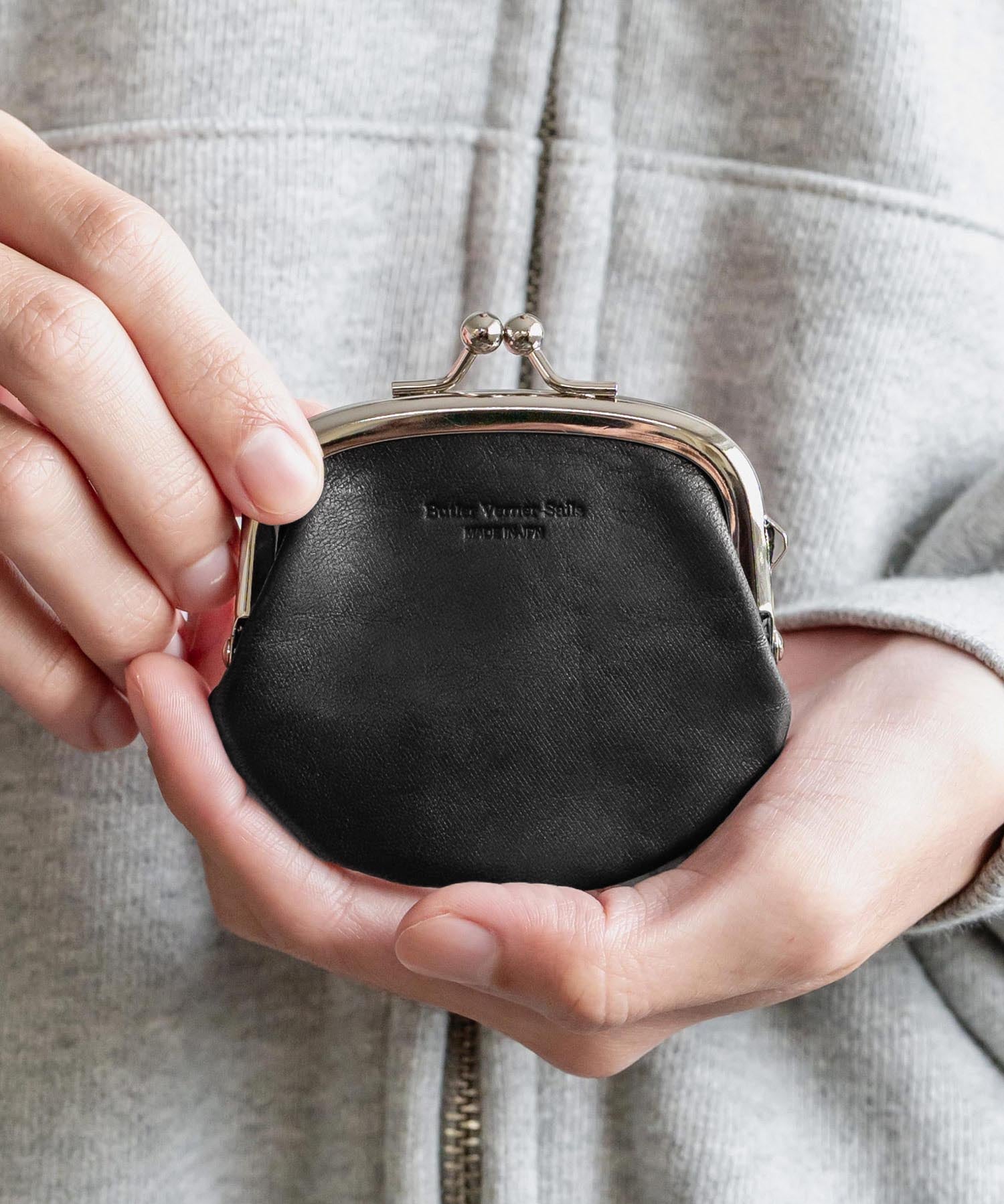 Butler Verner Sails バトラーバーナーセイルズ 日本製ホースレザーがま口小銭入れ JW-3002 15358