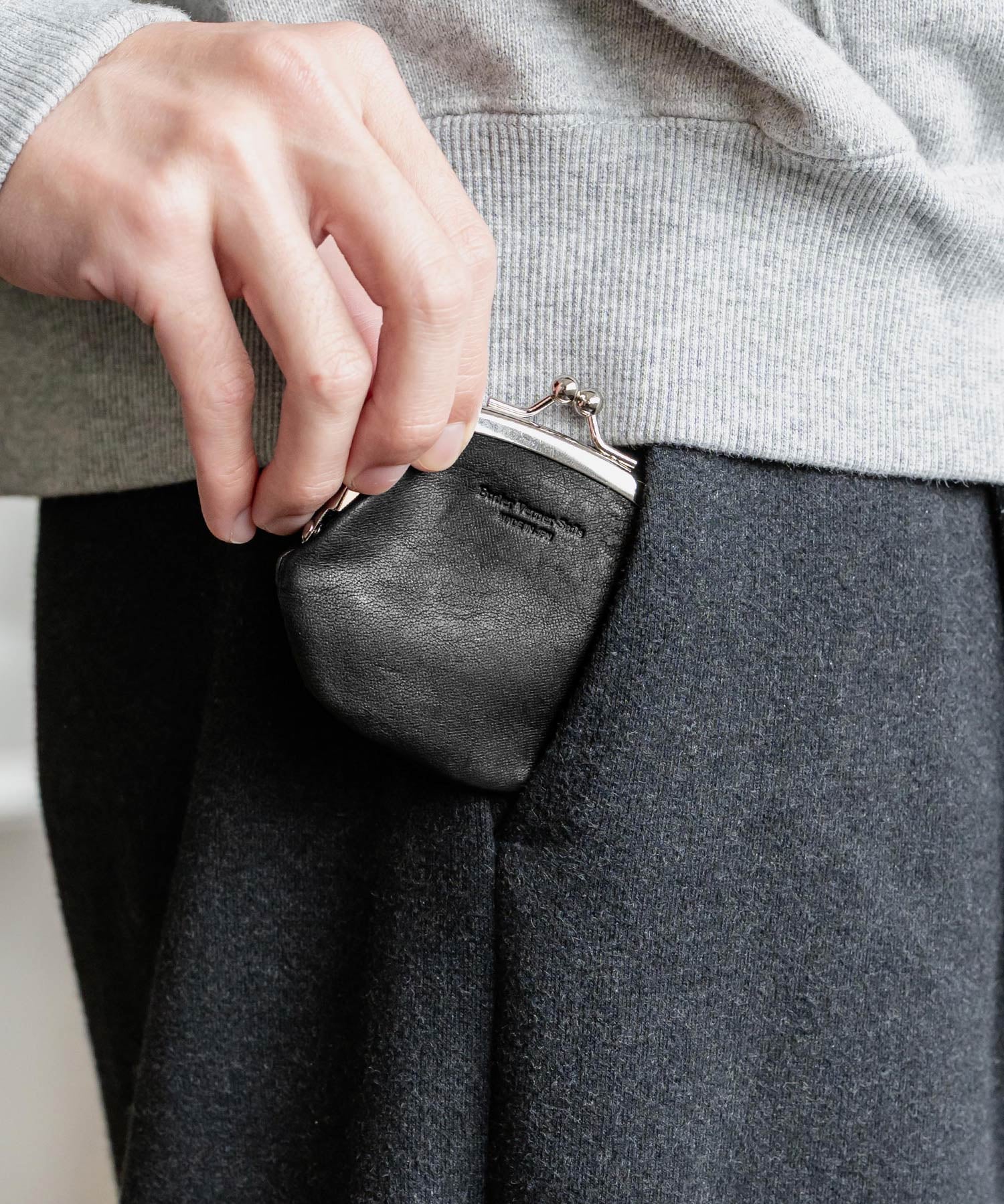 Butler Verner Sails バトラーバーナーセイルズ 日本製ホースレザーがま口小銭入れ JW-3002 15358