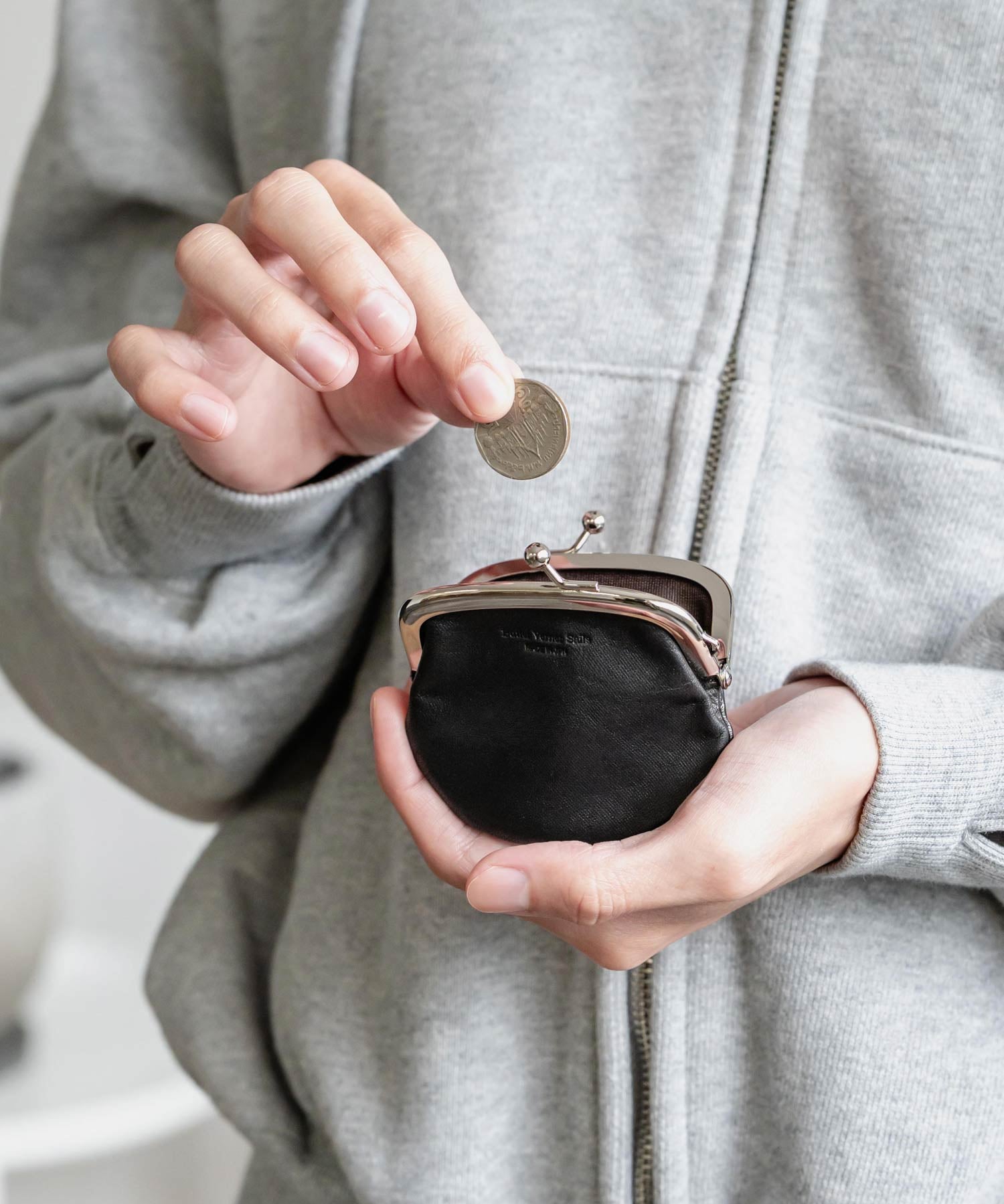 Butler Verner Sails バトラーバーナーセイルズ 日本製ホースレザーがま口小銭入れ JW-3002 15358