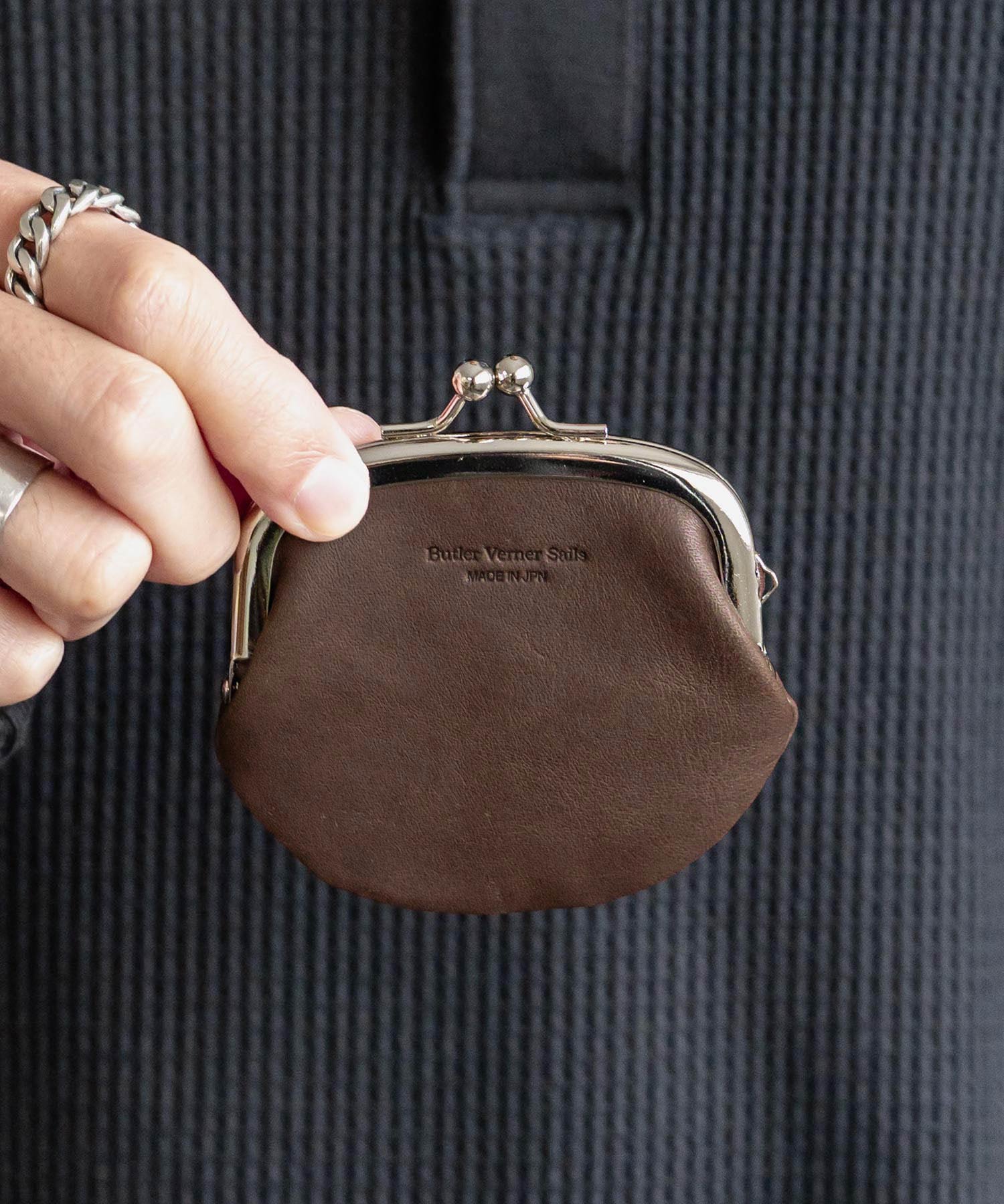 Butler Verner Sails バトラーバーナーセイルズ 日本製ホースレザーがま口小銭入れ JW-3002 15358