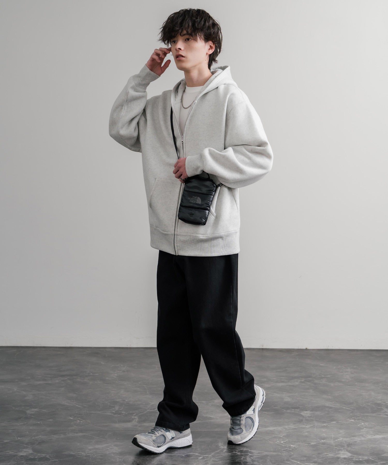 日本未展開モデル WHITE LABEL THE NORTH FACE PADDING CROSS BAG MINI 2WAYクロスショルダーミニバッグ 15359