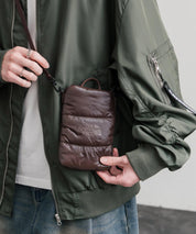 日本未展開モデル WHITE LABEL THE NORTH FACE PADDING CROSS BAG MINI 2WAYクロスショルダーミニバッグ 15359