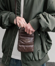 日本未展開モデル WHITE LABEL THE NORTH FACE PADDING CROSS BAG MINI 2WAYクロスショルダーミニバッグ 15359