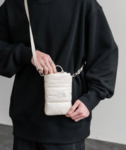日本未展開モデル WHITE LABEL THE NORTH FACE PADDING CROSS BAG MINI 2WAYクロスショルダーミニバッグ 15359