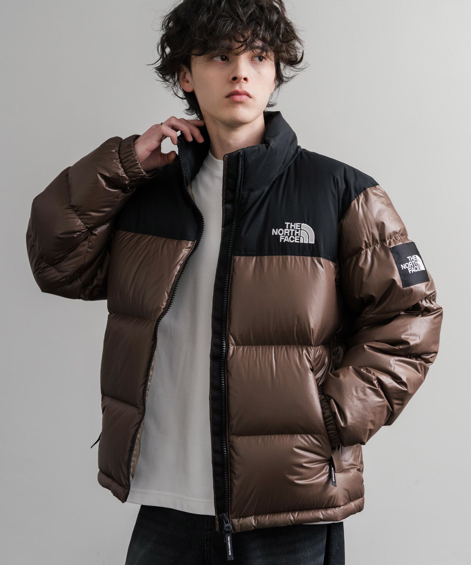 新色追加 日本未展開モデル WHITE LABEL THE NORTH FACE NOVELTY NUPTSE RDS DOWN JACKET ザ・ノースフェイス ホワイトレーベル ヌプシダウンジャケット 15360