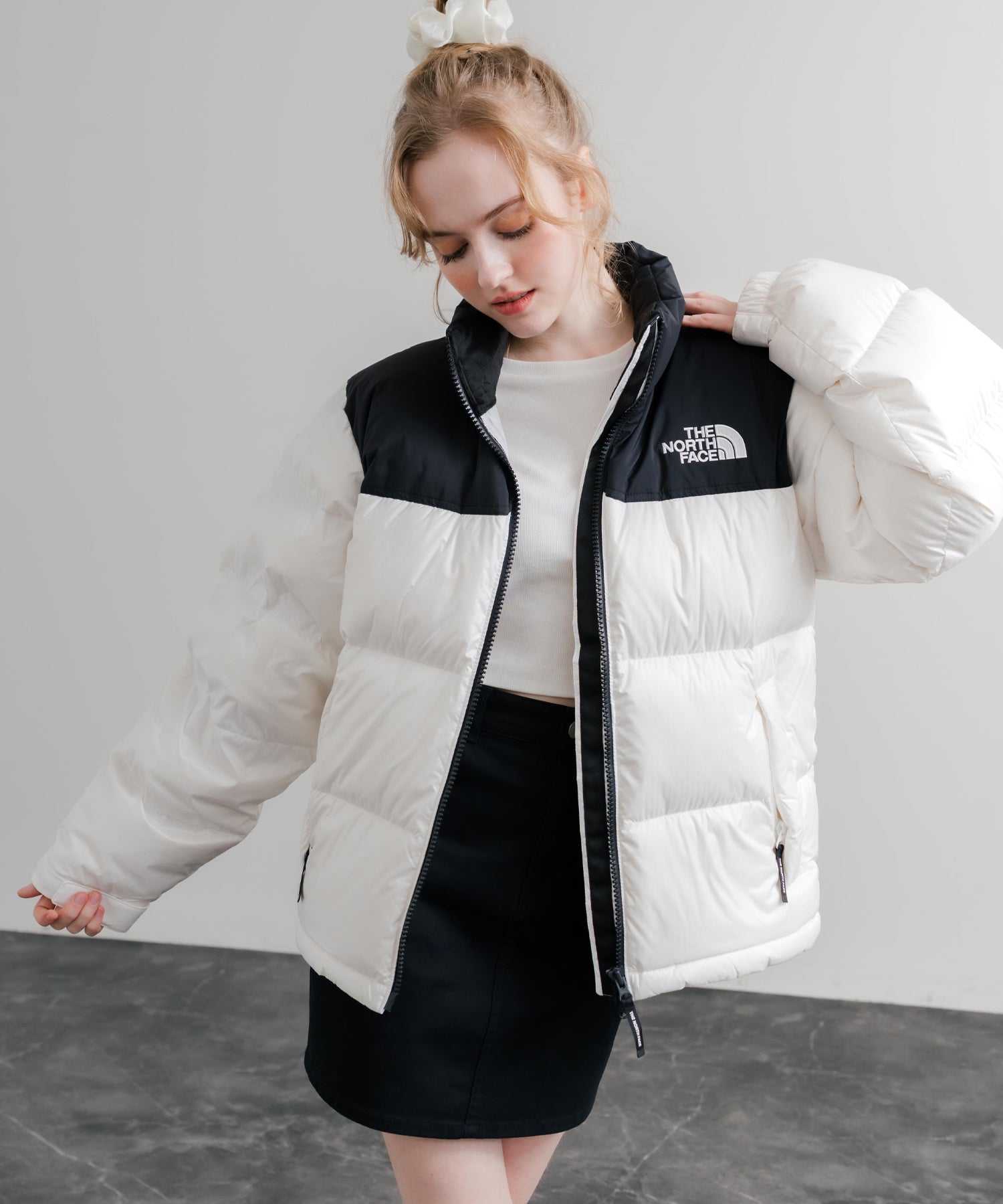 新色追加 日本未展開モデル WHITE LABEL THE NORTH FACE NOVELTY NUPTSE RDS DOWN JACKET ザ・ノースフェイス ホワイトレーベル ヌプシダウンジャケット 15360