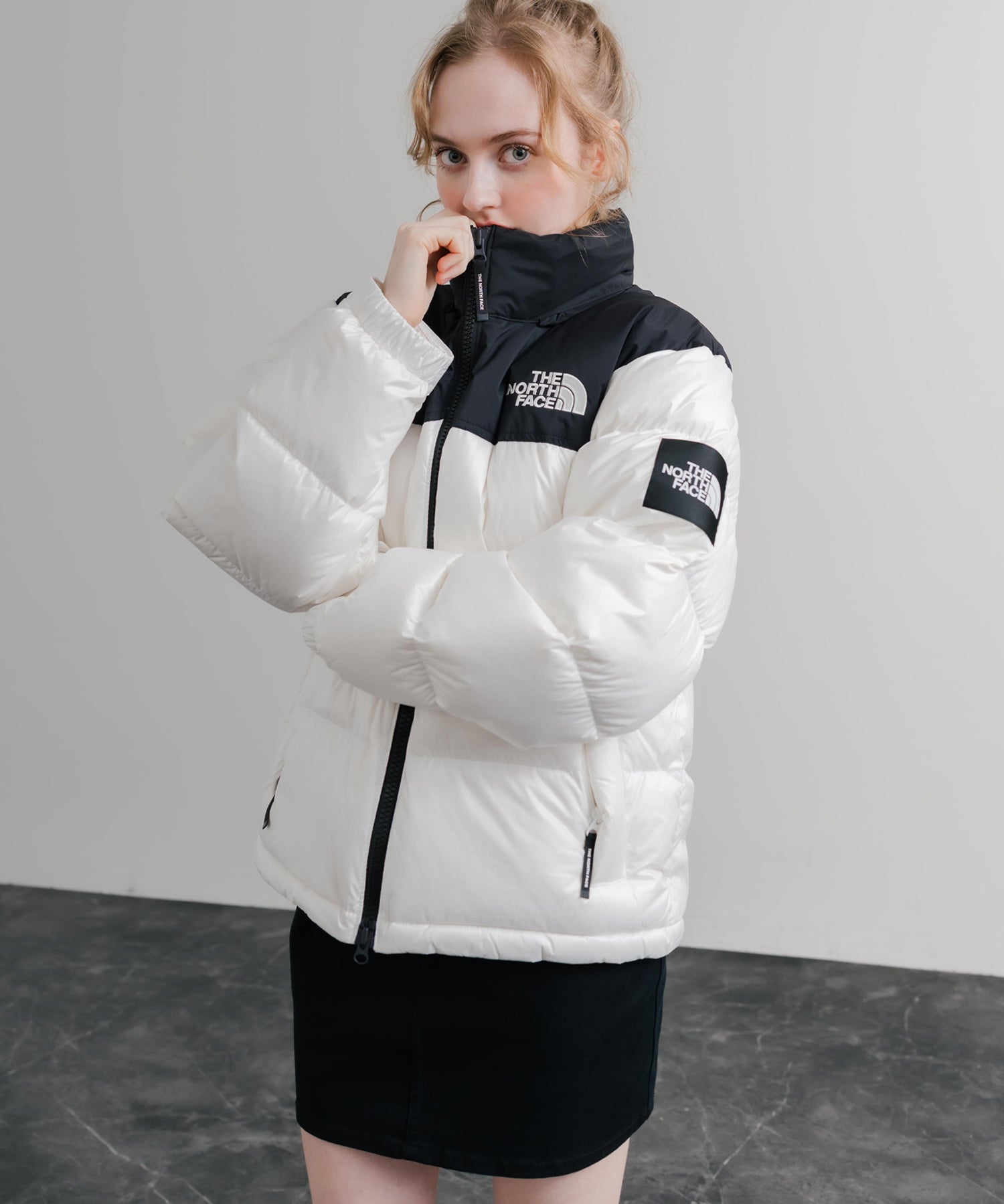 新色追加 日本未展開モデル WHITE LABEL THE NORTH FACE NOVELTY NUPTSE RDS DOWN JACKET ザ・ノースフェイス ホワイトレーベル ヌプシダウンジャケット 15360