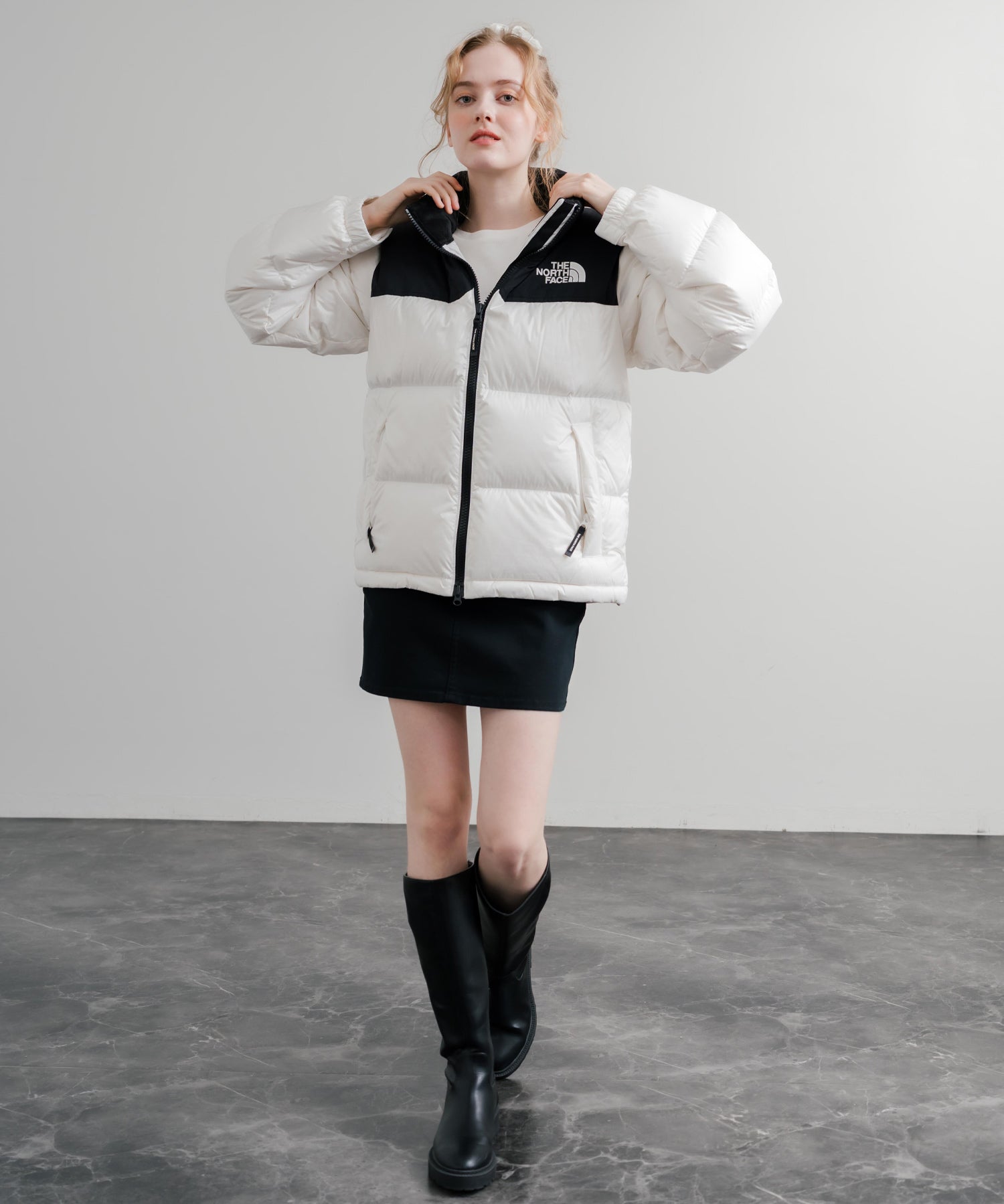 新色追加 日本未展開モデル WHITE LABEL THE NORTH FACE NOVELTY NUPTSE RDS DOWN JACKET ザ・ノースフェイス ホワイトレーベル ヌプシダウンジャケット 15360