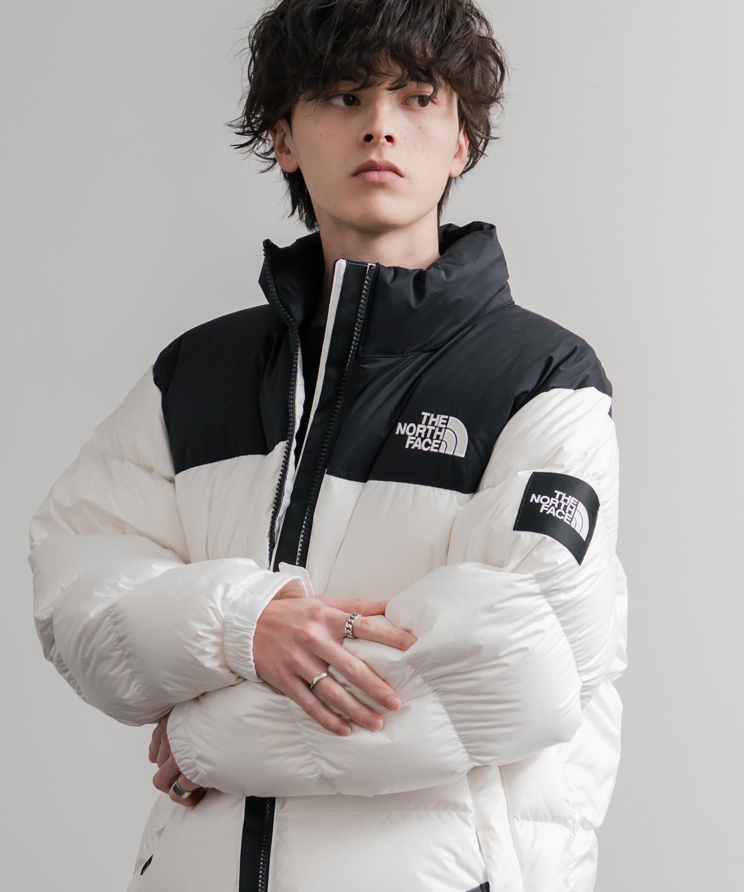新色追加 日本未展開モデル WHITE LABEL THE NORTH FACE NOVELTY NUPTSE RDS DOWN JACKET ザ・ノースフェイス ホワイトレーベル ヌプシダウンジャケット 15360