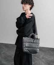 日本未展開モデル WHITE LABEL THE NORTH FACE PLUMPY TOTE BAG L 2WAYキルティングショルダートートバッグ 15361