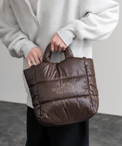 日本未展開モデル WHITE LABEL THE NORTH FACE PLUMPY TOTE BAG L 2WAYキルティングショルダートートバッグ 15361