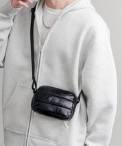 日本未展開モデル WHITE LABEL THE NORTH FACE CHUBBY CROSS BAG MINI ラウンド型キルティングミニクロスショルダーバッグ 15363