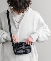 日本未展開モデル WHITE LABEL THE NORTH FACE CHUBBY CROSS BAG MINI ラウンド型キルティングミニクロスショルダーバッグ 15363
