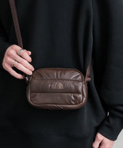 日本未展開モデル WHITE LABEL THE NORTH FACE CHUBBY CROSS BAG MINI ラウンド型キルティングミニクロスショルダーバッグ 15363