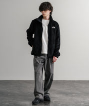 日本未展開モデル THE NORTH FACE ザ・ノースフェイス WHITE LABEL ホワイトレーベル COMFY ALPHA FLEECE ZIP UP ワンポイントロゴ刺繍ボアジャケット 15367