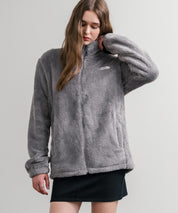 日本未展開モデル THE NORTH FACE ザ・ノースフェイス WHITE LABEL ホワイトレーベル COMFY ALPHA FLEECE ZIP UP ワンポイントロゴ刺繍ボアジャケット 15367