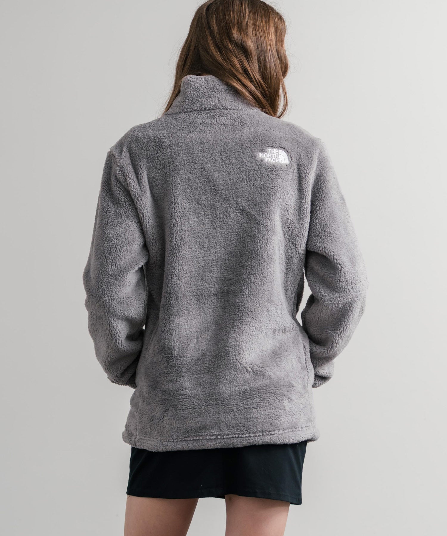 日本未展開モデル THE NORTH FACE ザ・ノースフェイス WHITE LABEL ホワイトレーベル COMFY ALPHA FLEECE ZIP UP ワンポイントロゴ刺繍ボアジャケット 15367