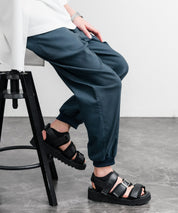 接触冷感 多機能ストレッチクロップドイージージョガーパンツ 15368