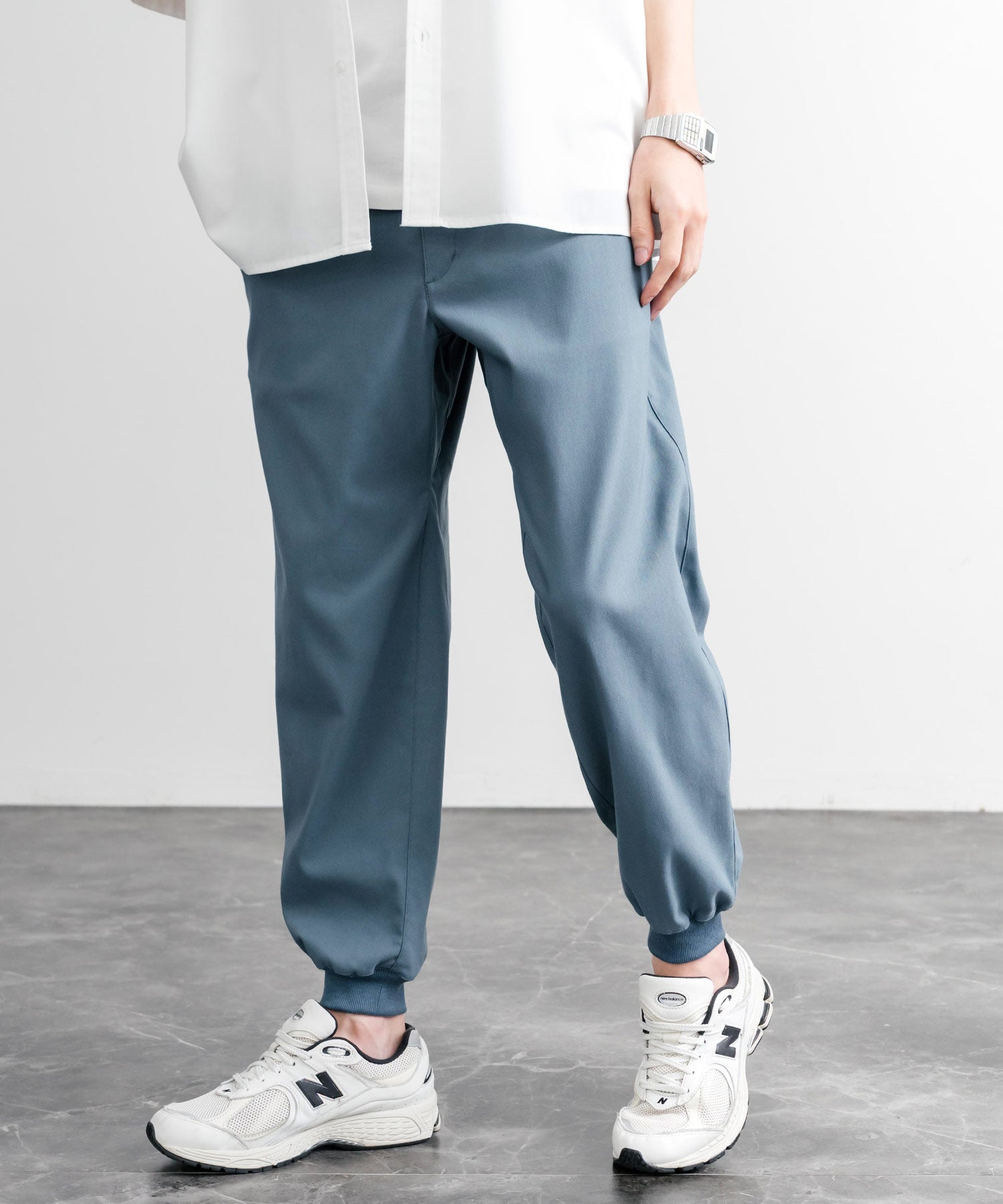 接触冷感 多機能ストレッチクロップドイージージョガーパンツ 15368