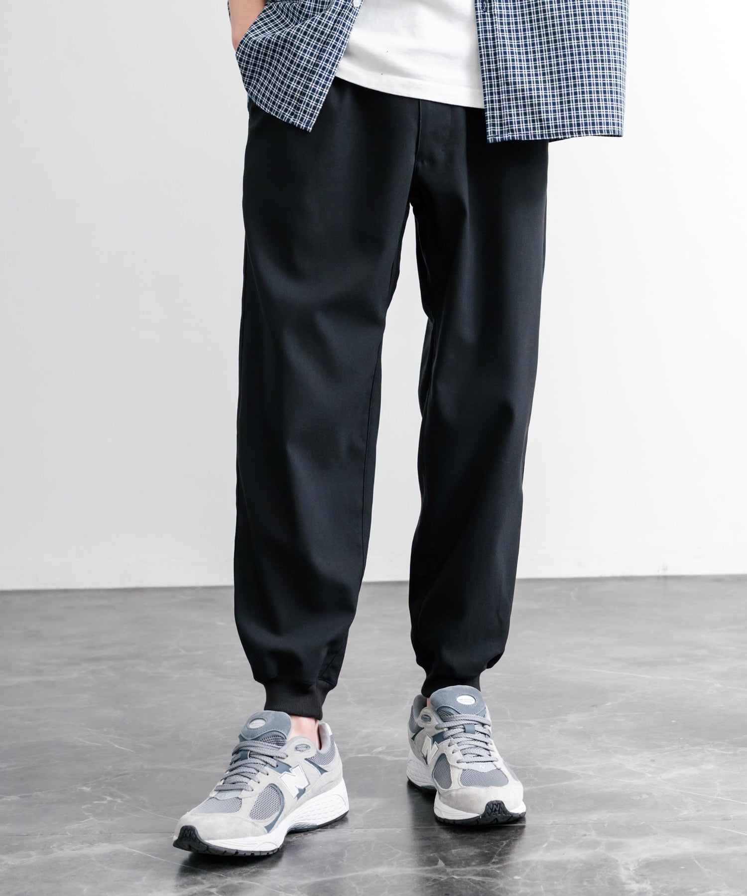 接触冷感 多機能ストレッチクロップドイージージョガーパンツ 15368