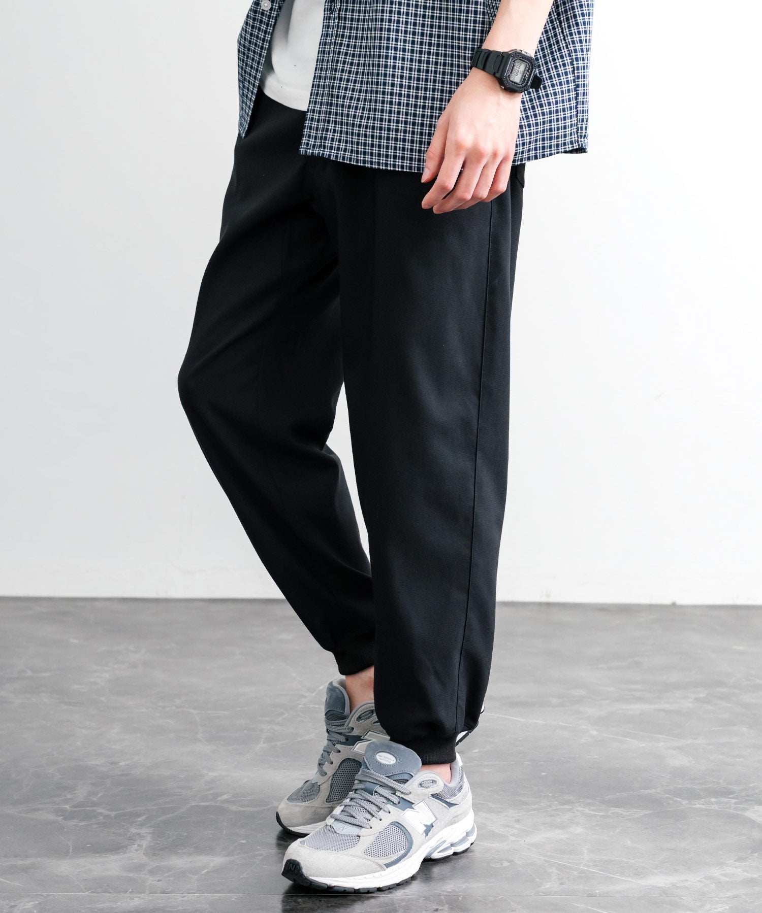 接触冷感 多機能ストレッチクロップドイージージョガーパンツ 15368