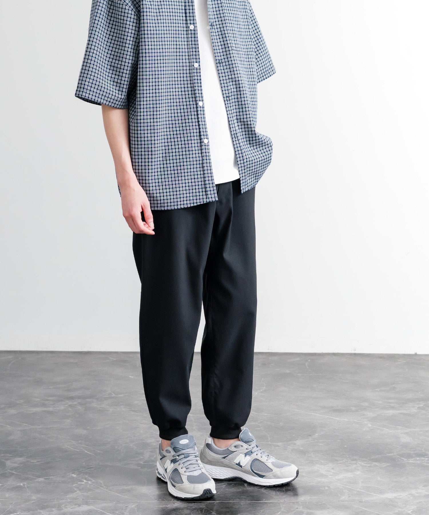 接触冷感 多機能ストレッチクロップドイージージョガーパンツ 15368