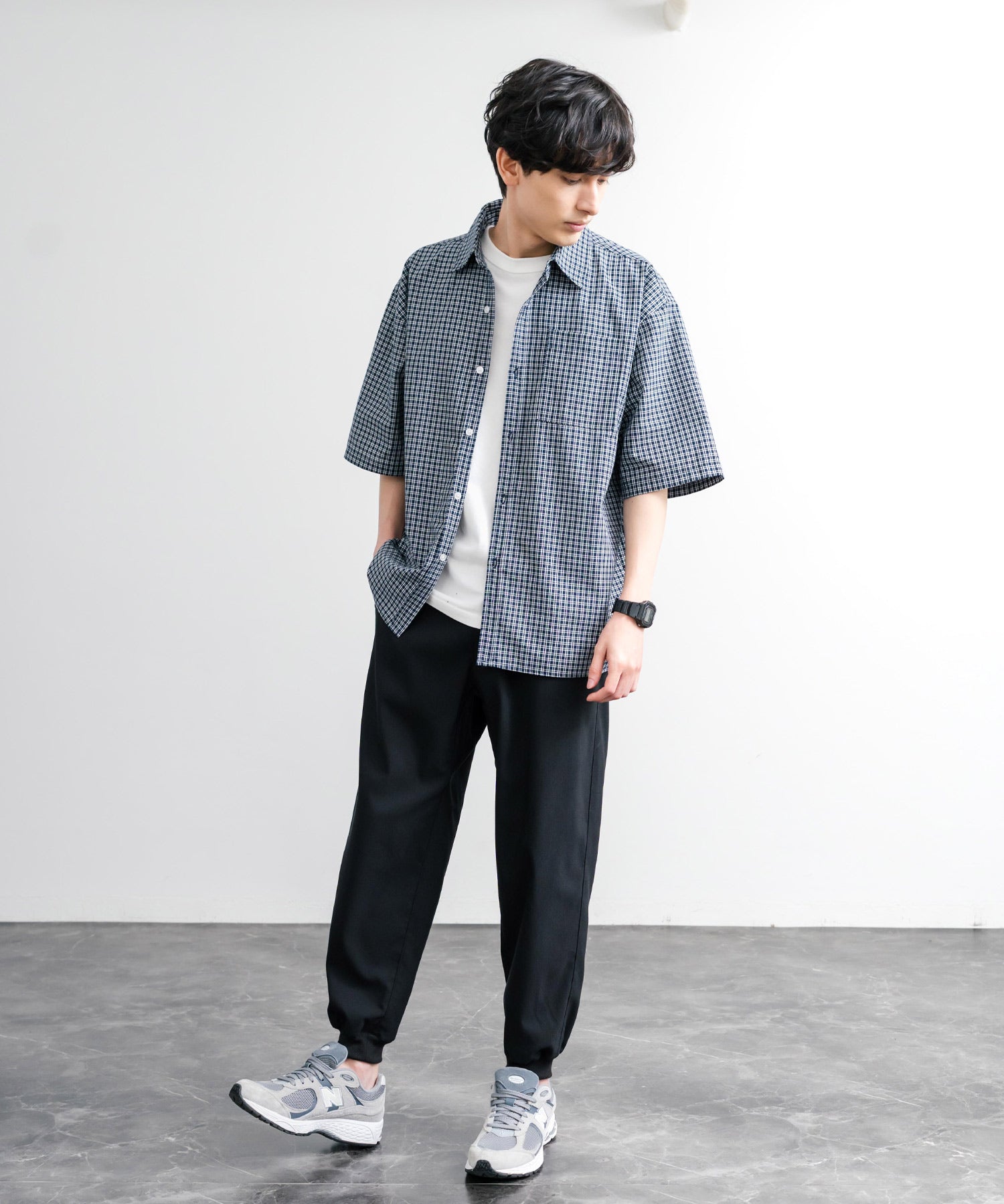 接触冷感 多機能ストレッチクロップドイージージョガーパンツ 15368