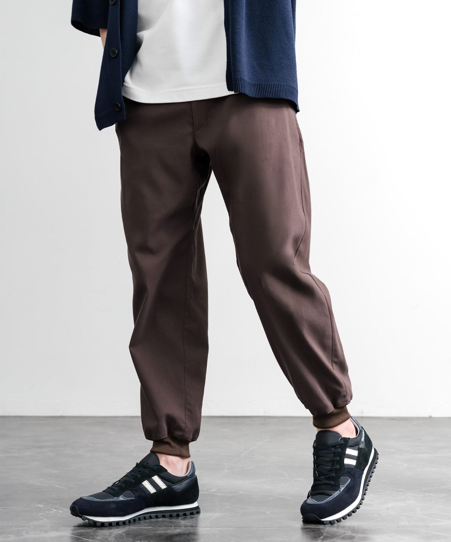 接触冷感 多機能ストレッチクロップドイージージョガーパンツ 15368