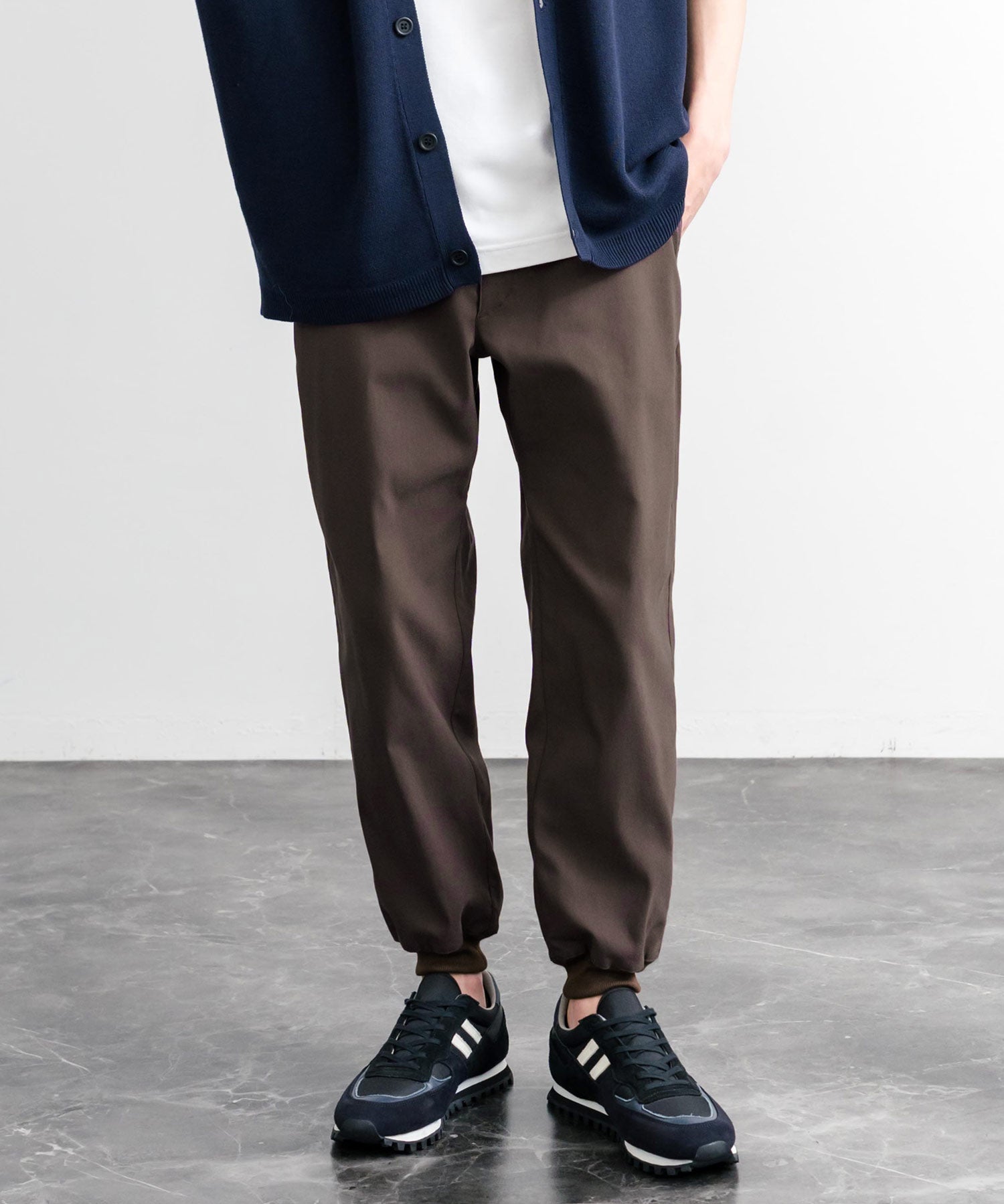 接触冷感 多機能ストレッチクロップドイージージョガーパンツ 15368