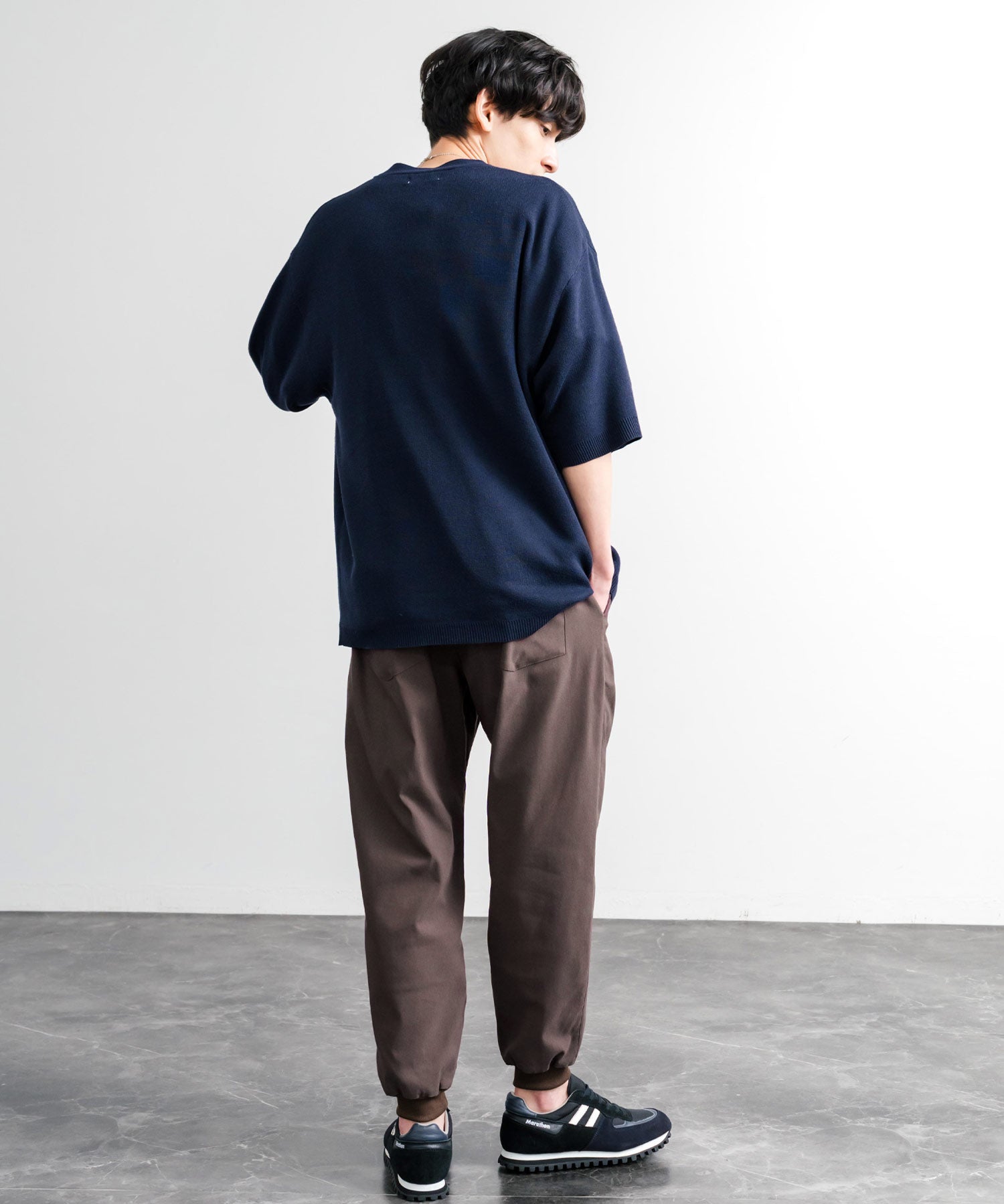 接触冷感 多機能ストレッチクロップドイージージョガーパンツ 15368