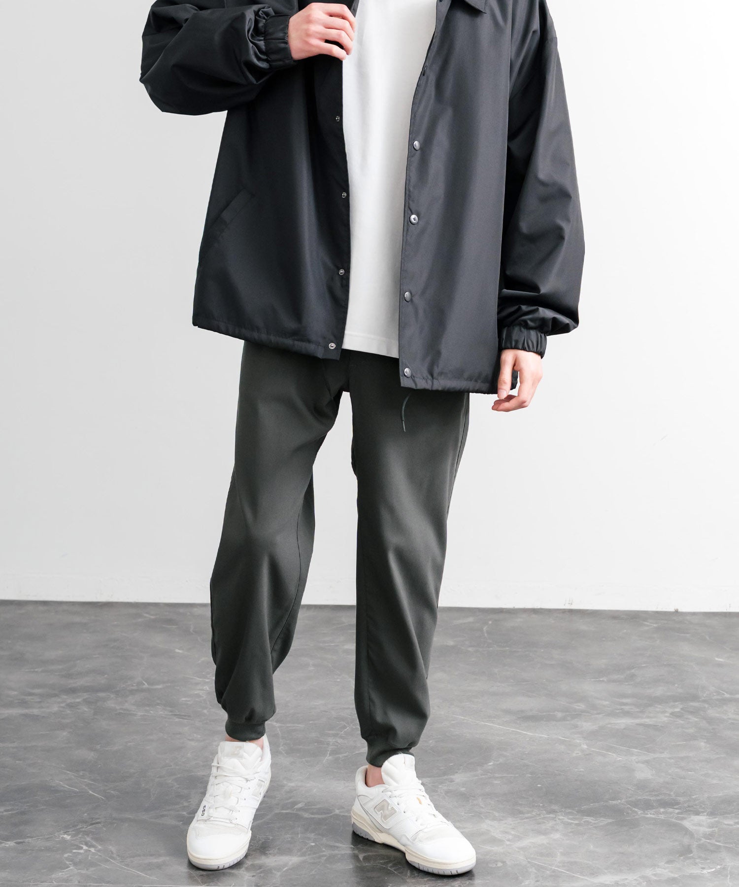 接触冷感 多機能ストレッチクロップドイージージョガーパンツ 15368