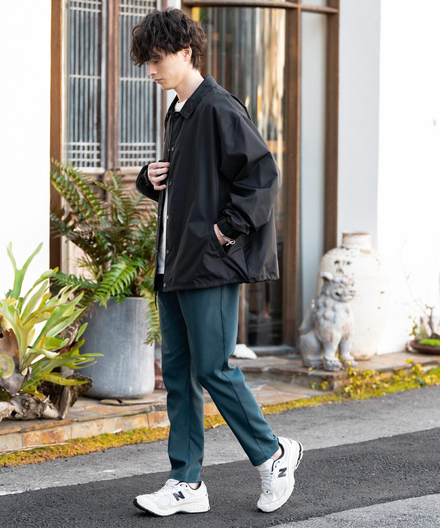 新色追加 多機能 接触冷感ストレッチイージーテーパードパンツ 15369