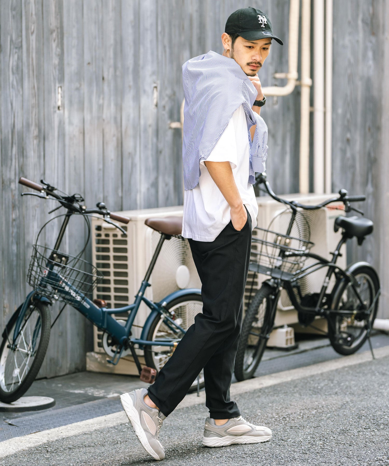 新色追加 多機能 接触冷感ストレッチイージーテーパードパンツ 15369