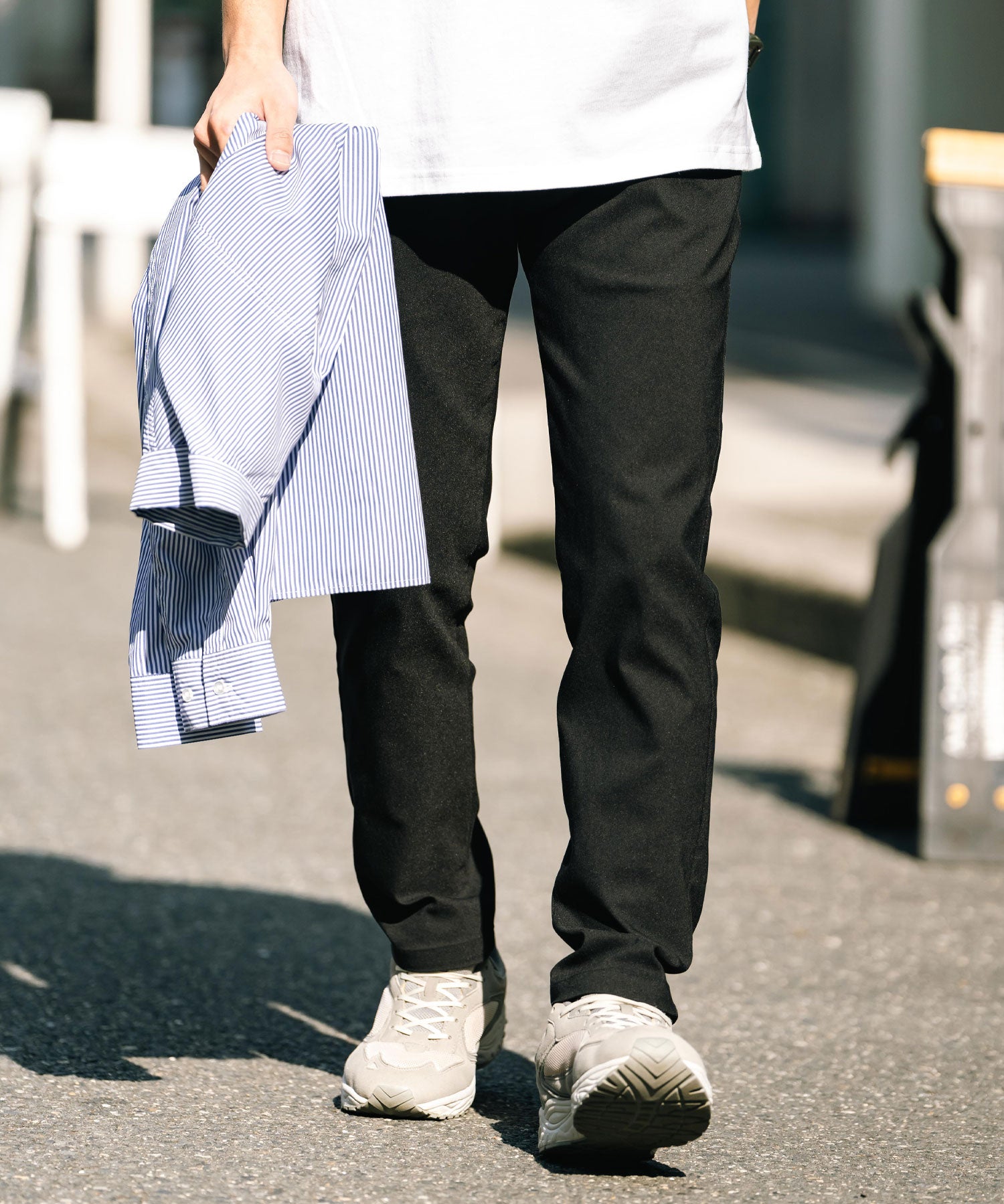 新色追加 多機能 接触冷感ストレッチイージーテーパードパンツ 15369