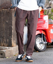 新色追加 多機能 接触冷感ストレッチイージーテーパードパンツ 15369