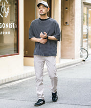 新色追加 多機能 接触冷感ストレッチイージーテーパードパンツ 15369