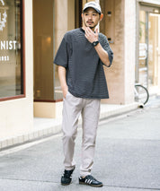 新色追加 多機能 接触冷感ストレッチイージーテーパードパンツ 15369