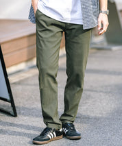 新色追加 多機能 接触冷感ストレッチイージーテーパードパンツ 15369