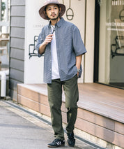 新色追加 多機能 接触冷感ストレッチイージーテーパードパンツ 15369