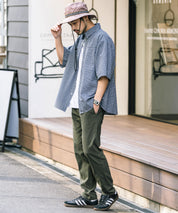 新色追加 多機能 接触冷感ストレッチイージーテーパードパンツ 15369